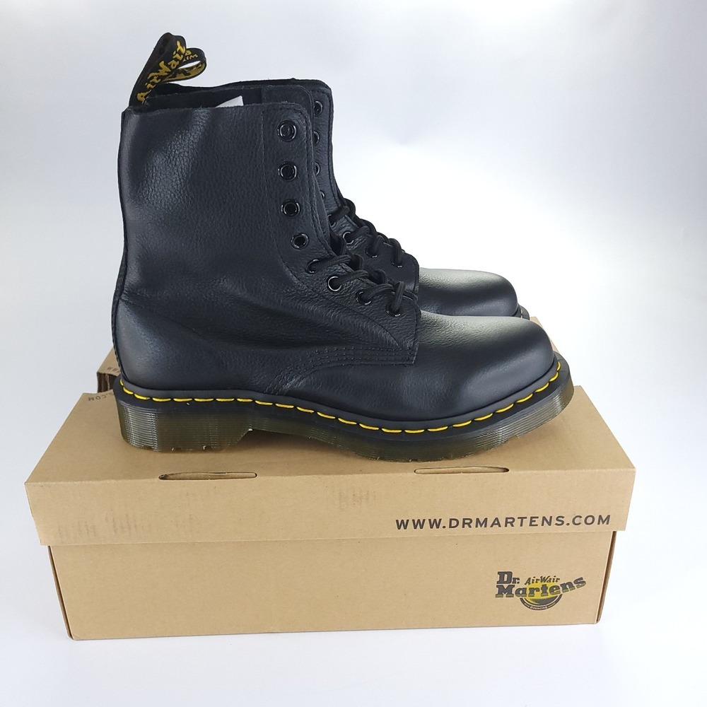 Dr Martens 1460 Pascal Boot Women's US 9 EU 41 Black Tumbled Leather High Top